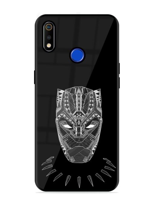 Fictional Art Glossy Metal Phone Cover for Realme 3I Zapvi