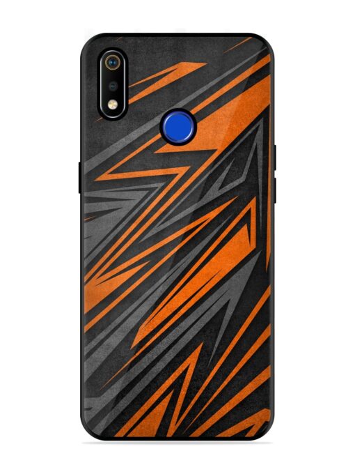 Santana Row Lunar Glossy Metal Phone Cover for Realme 3I Zapvi