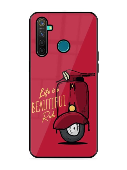 Life Is Beautiful Rides Glossy Metal Phone Cover for Realme 5 Pro Zapvi