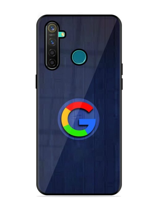 Google Logo Printed Glossy Metal TPU Phone Cover for Realme 5 Pro Zapvi