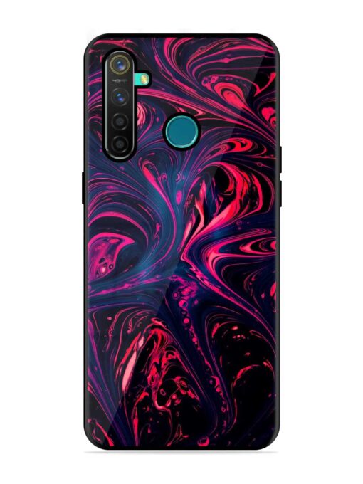 Abstract Background Glossy Metal Phone Cover for Realme 5 Pro Zapvi