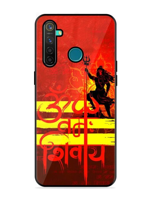 Illustration Lord Shiva Glossy Metal TPU Phone Cover for Realme 5 Pro Zapvi