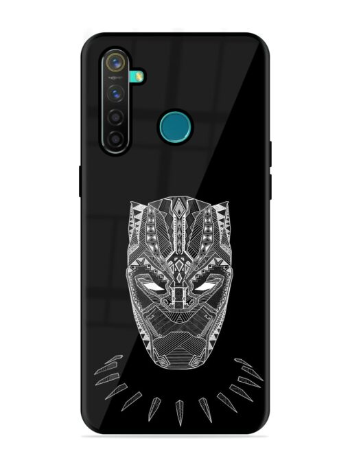 Fictional Art Glossy Metal Phone Cover for Realme 5 Pro Zapvi