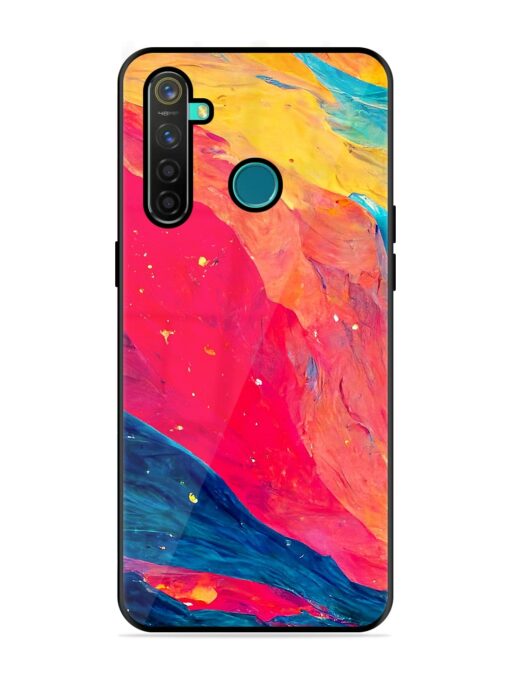 Starry Night Glossy Metal Phone Cover for Realme 5 Pro Zapvi