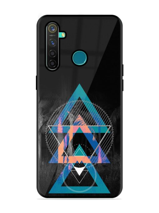 Indie Cross Glossy Metal Phone Cover for Realme 5 Pro Zapvi