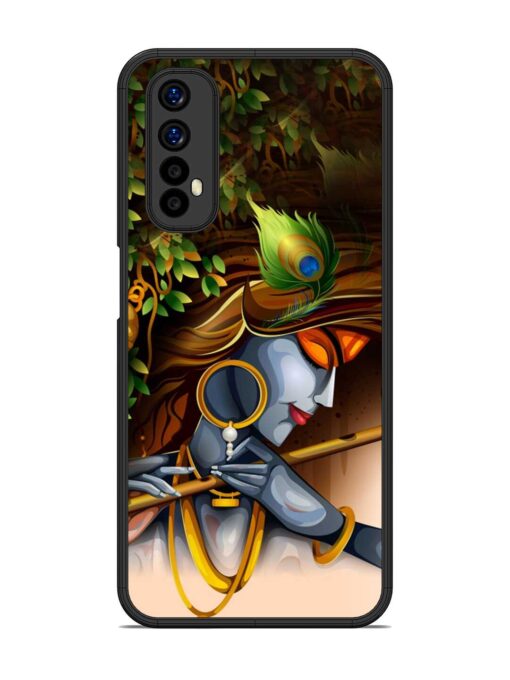 Krishna Glossy Metal Phone Cover for Realme 7 Zapvi