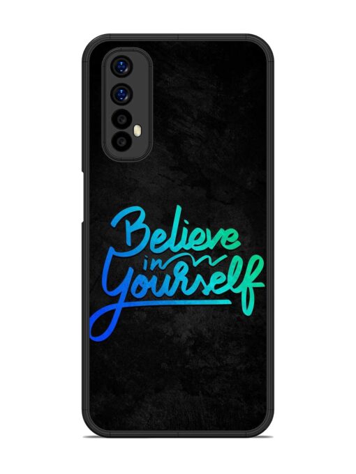 Believe In Yourself Glossy Metal Phone Cover for Realme 7 Zapvi