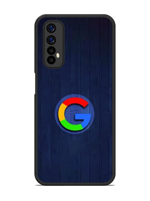 Google Logo Printed Glossy Metal TPU Phone Cover for Realme 7 Zapvi