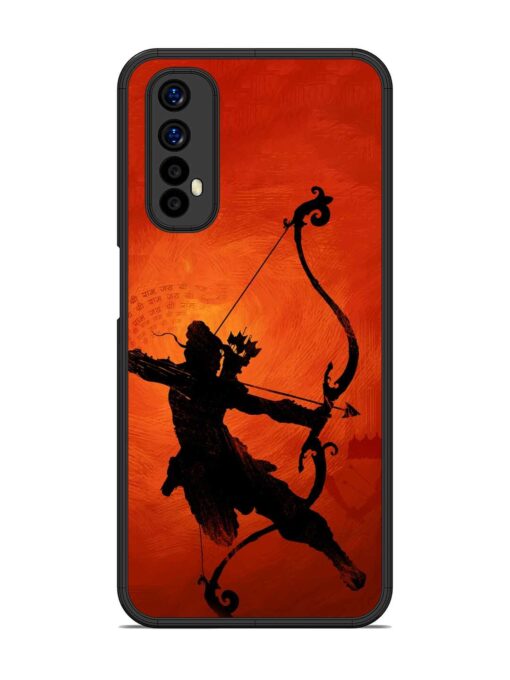 Illustration Lord Rama Glossy Metal Phone Cover for Realme 7 Zapvi