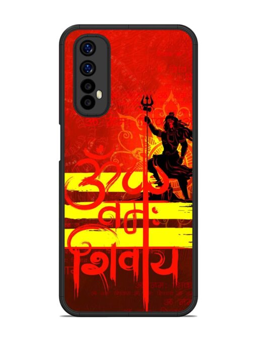 Illustration Lord Shiva Glossy Metal TPU Phone Cover for Realme 7 Zapvi