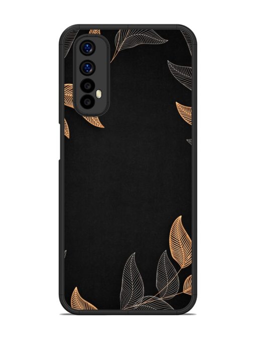 Foliage Art Glossy Metal Phone Cover for Realme 7 Zapvi