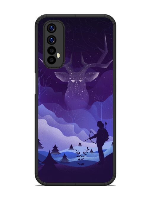 Deer Forest River Glossy Metal Phone Cover for Realme 7 Zapvi