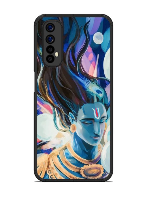 Bhagwan Sri Krishna Glossy Metal Phone Cover for Realme 7 Zapvi