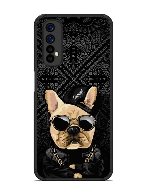 Gangsta Cool Sunmetales Dog Glossy Metal Phone Cover for Realme 7 Zapvi