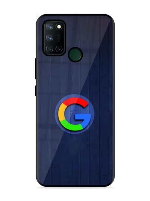 Google Logo Printed Glossy Metal TPU Phone Cover for Realme 7I Zapvi