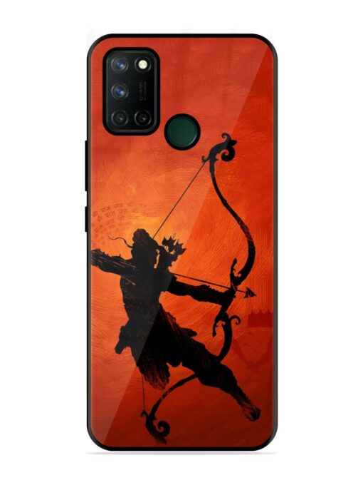 Illustration Lord Rama Glossy Metal Phone Cover for Realme 7I Zapvi