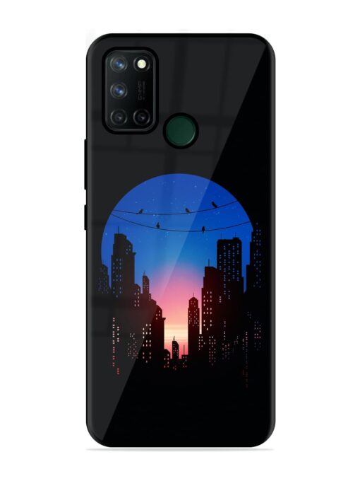 Minima City Vibe Glossy Metal Phone Cover for Realme 7I Zapvi