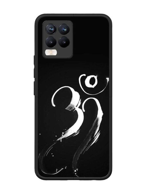 Om Logo Glossy Metal Phone Cover for Realme 8 Pro Zapvi