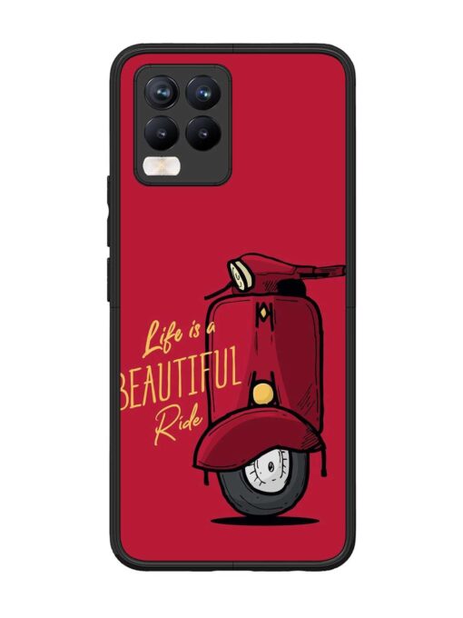 Life Is Beautiful Rides Glossy Metal Phone Cover for Realme 8 Pro Zapvi