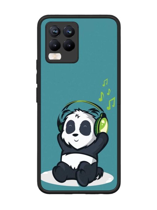 Music Panda Glossy Metal Phone Cover for Realme 8 Pro Zapvi