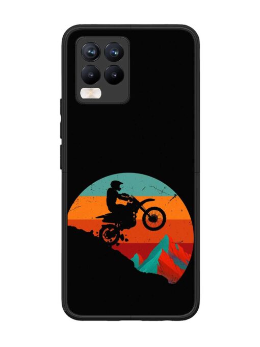 Mountain Bike Glossy Metal Phone Cover for Realme 8 Pro Zapvi