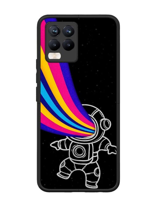 Astronaut Glossy Metal TPU Phone Cover for Realme 8 Pro Zapvi