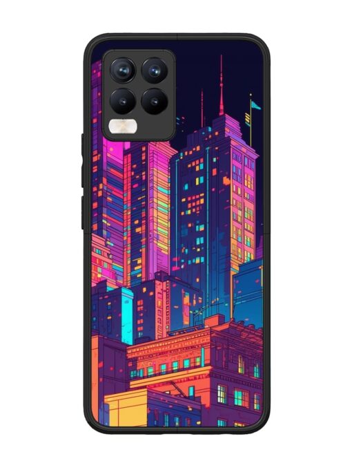 City View Glossy Metal Phone Cover for Realme 8 Pro Zapvi