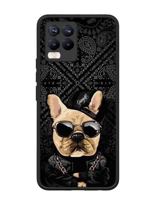 Gangsta Cool Sunmetales Dog Glossy Metal Phone Cover for Realme 8 Pro Zapvi