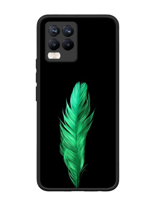 Feather Texture Glossy Metal Phone Cover for Realme 8 Pro Zapvi