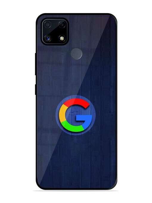 Google Logo Printed Glossy Metal TPU Phone Cover for Realme C25S Zapvi