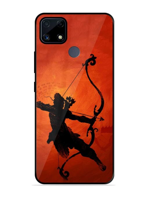 Illustration Lord Rama Glossy Metal Phone Cover for Realme C25S Zapvi