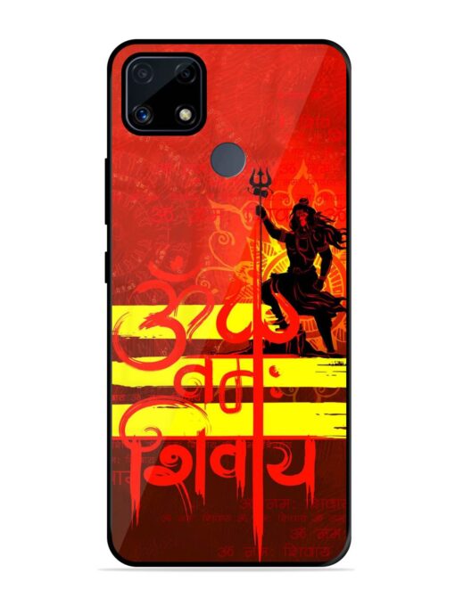 Illustration Lord Shiva Glossy Metal TPU Phone Cover for Realme C25S Zapvi