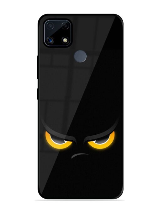 Scary Yellow Eye Glossy Metal TPU Phone Cover for Realme C25S Zapvi