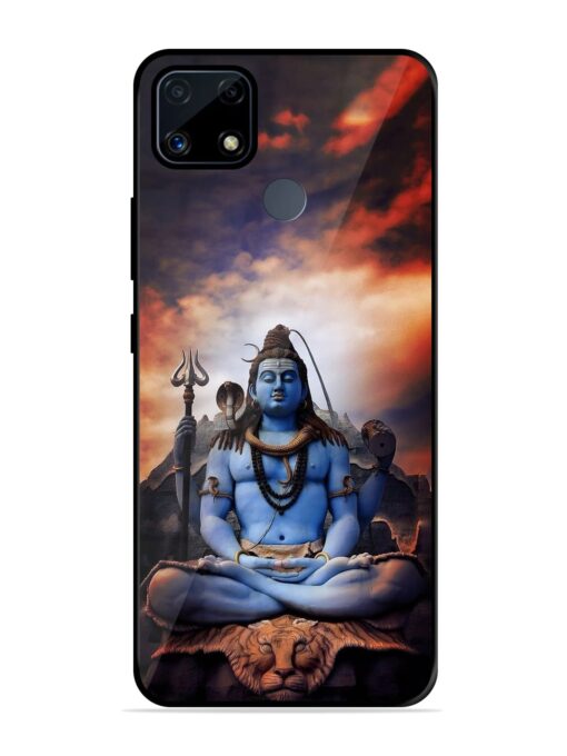 Jai Jai Shiv Glossy Metal Phone Cover for Realme C25S Zapvi