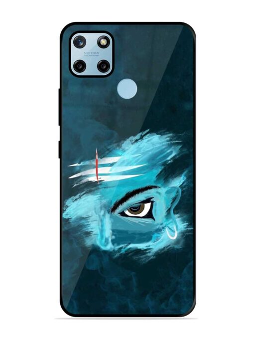 Lord Shiva Glossy Metal Phone Cover for Realme C25Y Zapvi