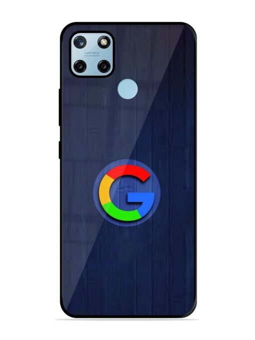 Google Logo Printed Glossy Metal TPU Phone Cover for Realme C25Y Zapvi