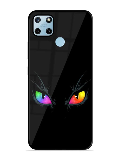 Cat Eyes Glossy Metal Phone Cover for Realme C25Y Zapvi