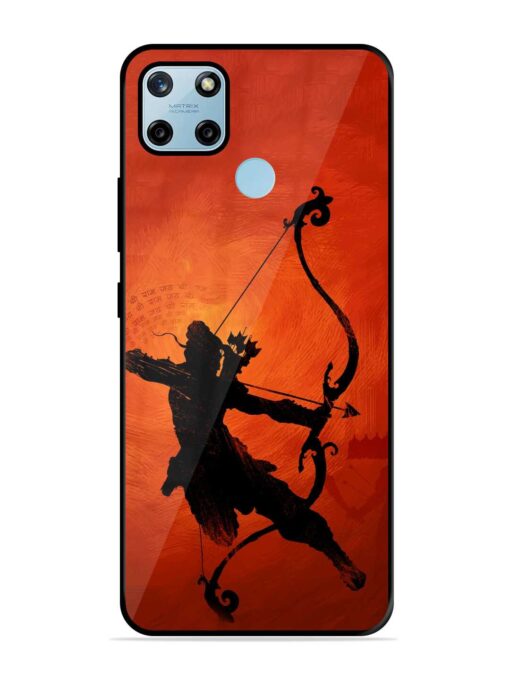 Illustration Lord Rama Glossy Metal Phone Cover for Realme C25Y Zapvi