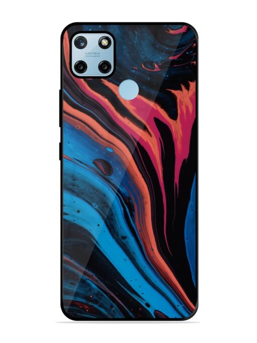 Liquefied Art Glossy Metal TPU Phone Cover for Realme C25Y Zapvi