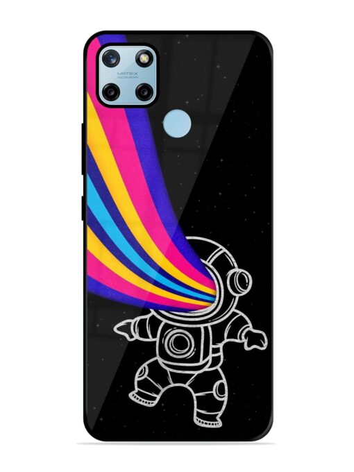 Astronaut Glossy Metal TPU Phone Cover for Realme C25Y Zapvi