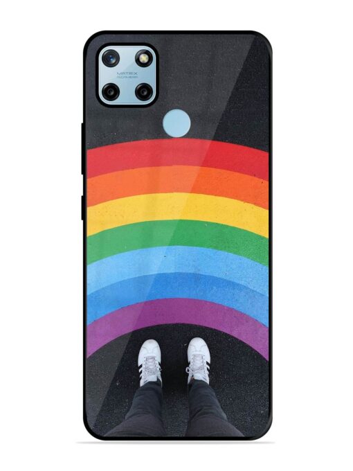 Legs Rainbow Glossy Metal TPU Phone Cover for Realme C25Y Zapvi