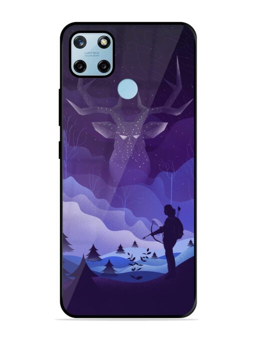 Deer Forest River Glossy Metal Phone Cover for Realme C25Y Zapvi