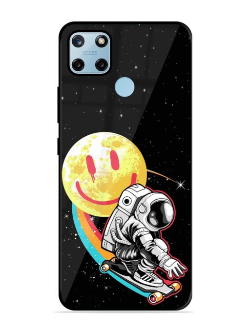 Astronaut Art Glossy Metal Phone Cover for Realme C25Y Zapvi