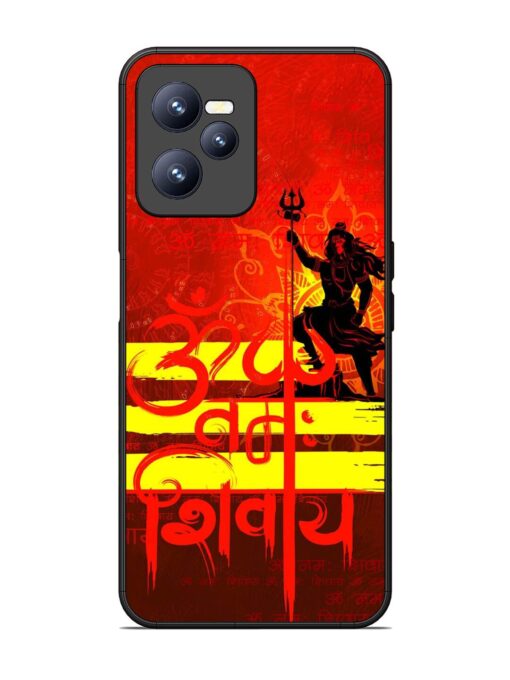 Illustration Lord Shiva Glossy Metal TPU Phone Cover for Realme C35 Zapvi