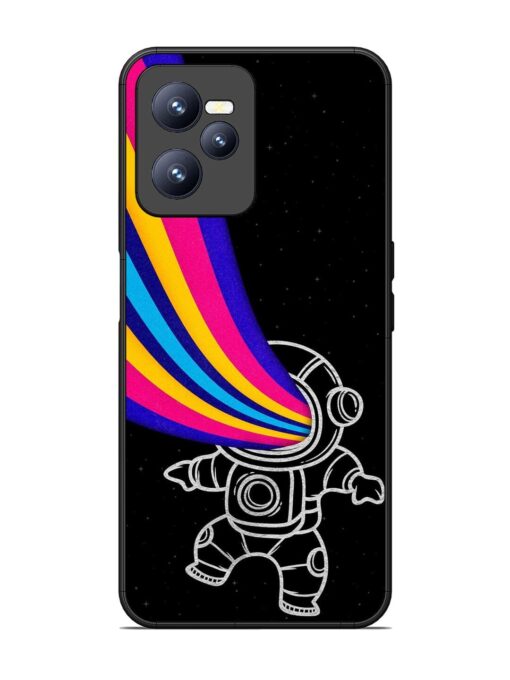 Astronaut Glossy Metal TPU Phone Cover for Realme C35 Zapvi