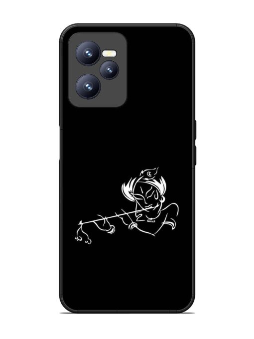 Krishna Flute Glossy Metal Phone Cover for Realme C35 Zapvi