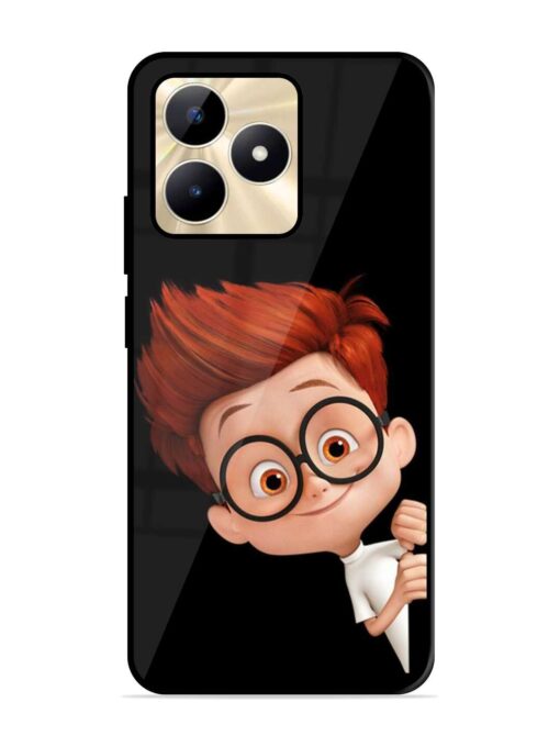 Smart Boy Cartoon Glossy Metal Phone Cover for Realme C51 Zapvi