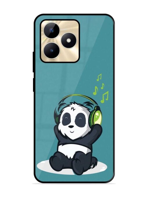 Music Panda Glossy Metal Phone Cover for Realme C51 Zapvi