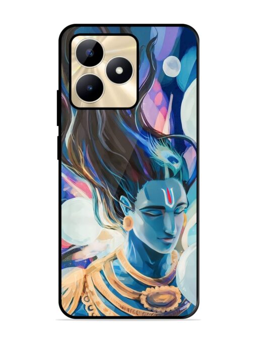 Bhagwan Sri Krishna Glossy Metal Phone Cover for Realme C51 Zapvi