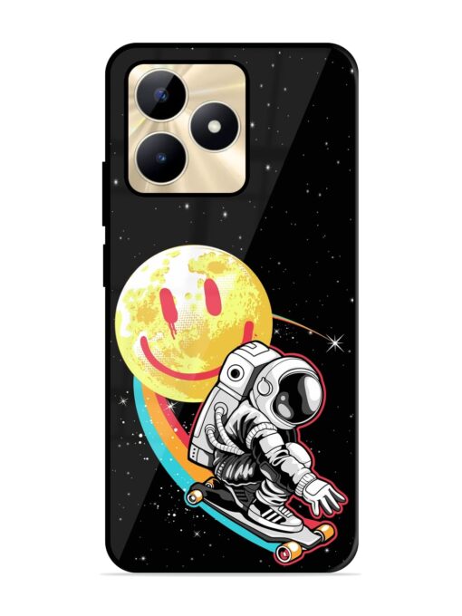 Astronaut Art Glossy Metal Phone Cover for Realme C51 Zapvi